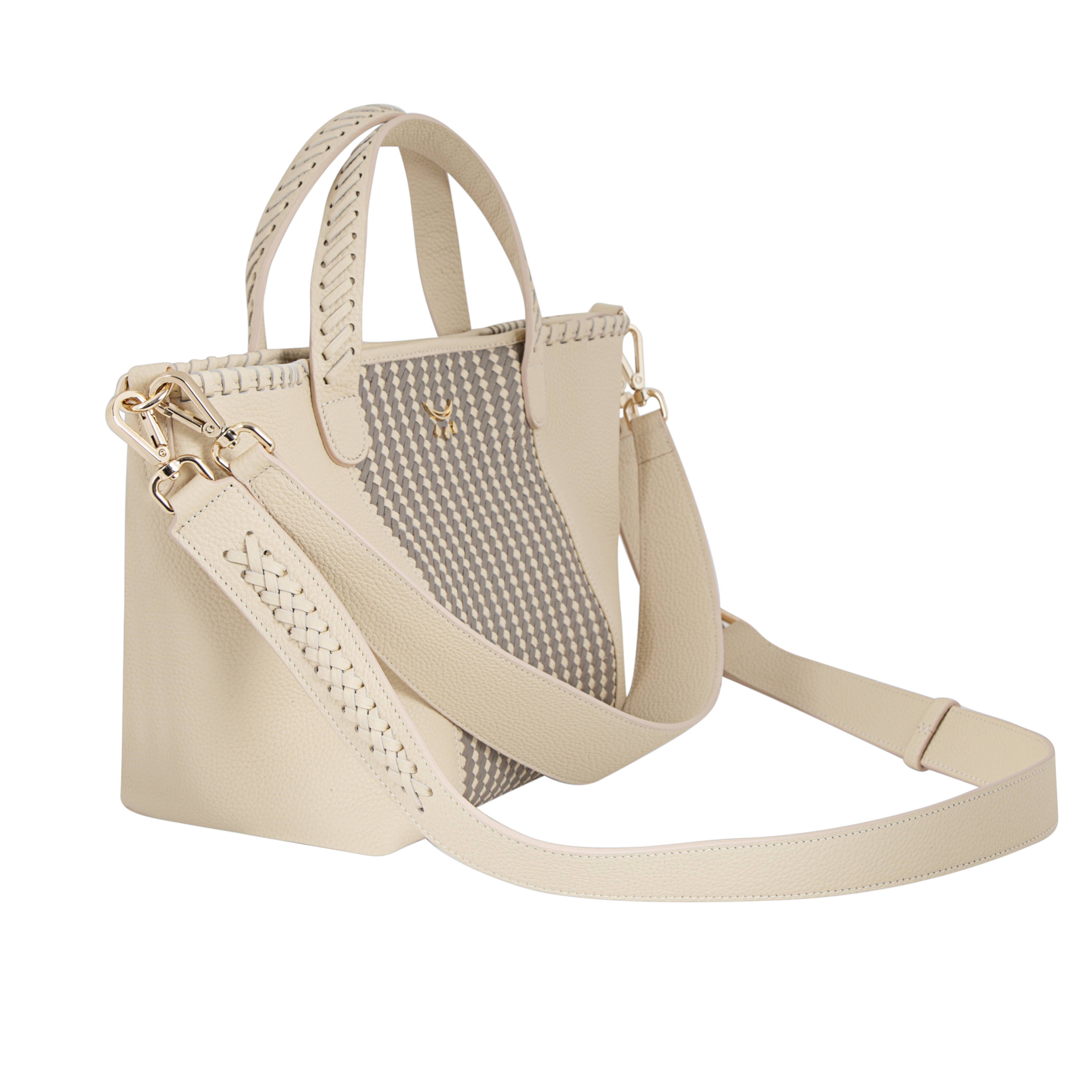 Sostén Micro Hemithea trenzado - Vainilla