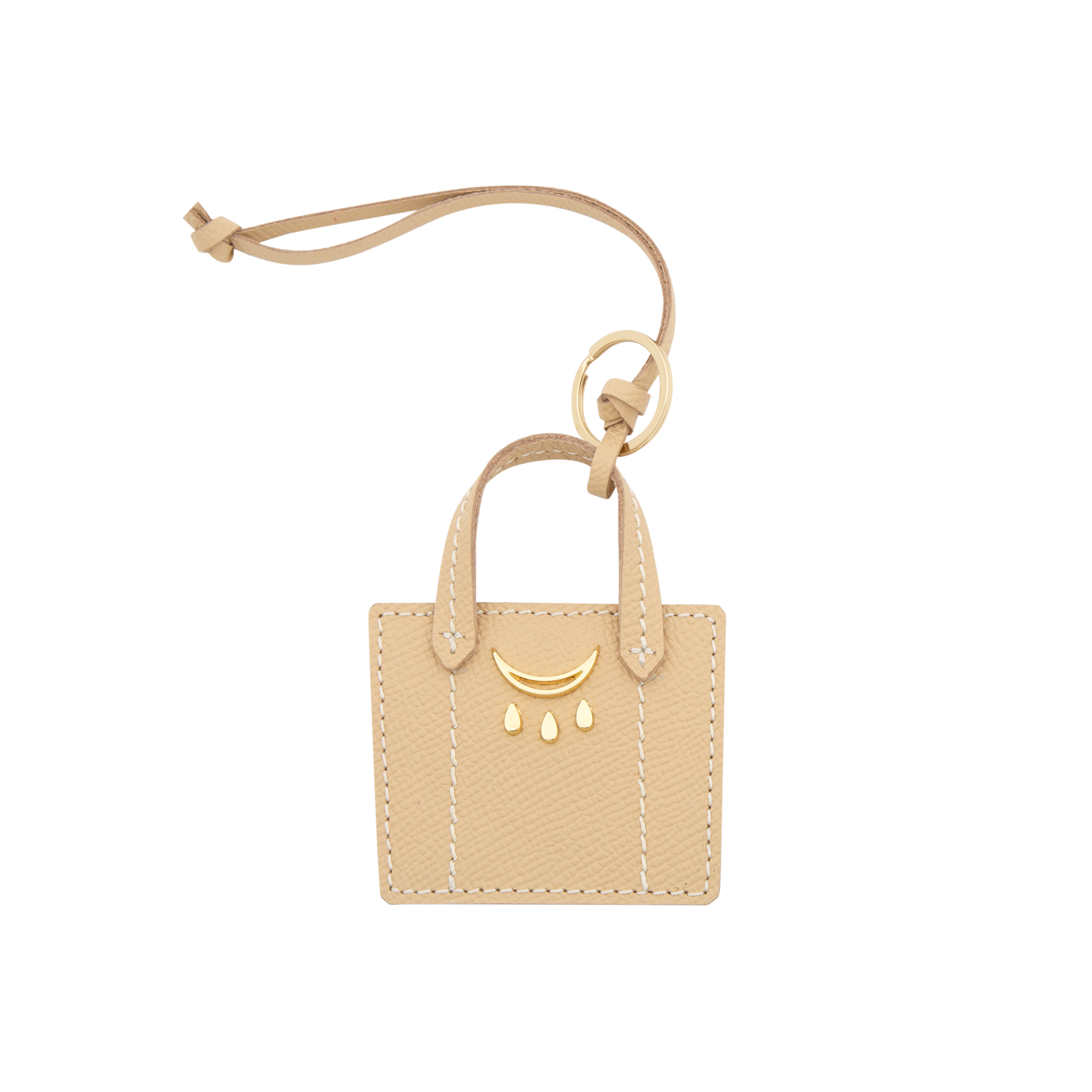 Amuleto para bolso QIMU - Beige