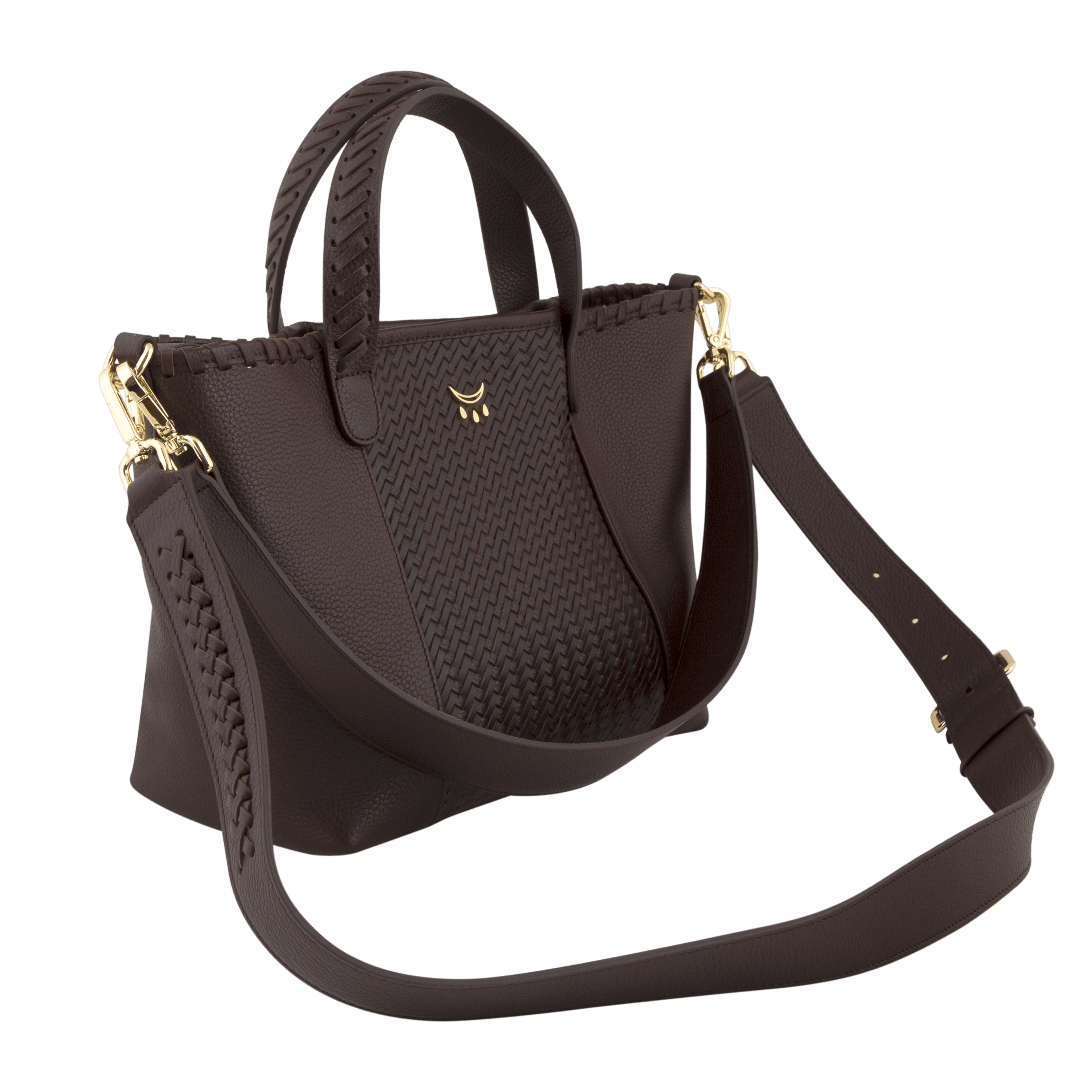 Sujetador Micro Hemithea Trenzado - Marrón Amargo