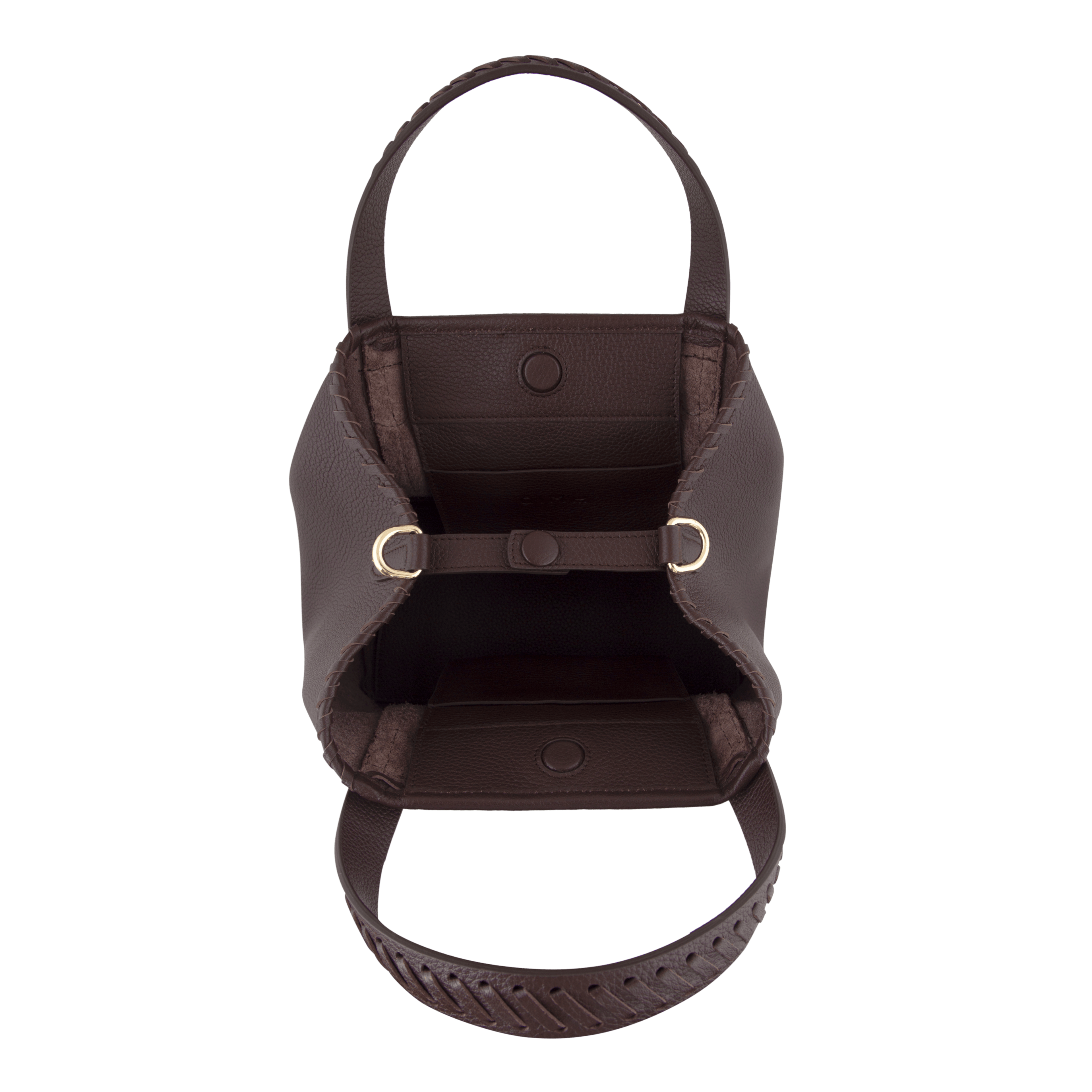 Sujetador Micro Hemithea Trenzado - Marrón Amargo