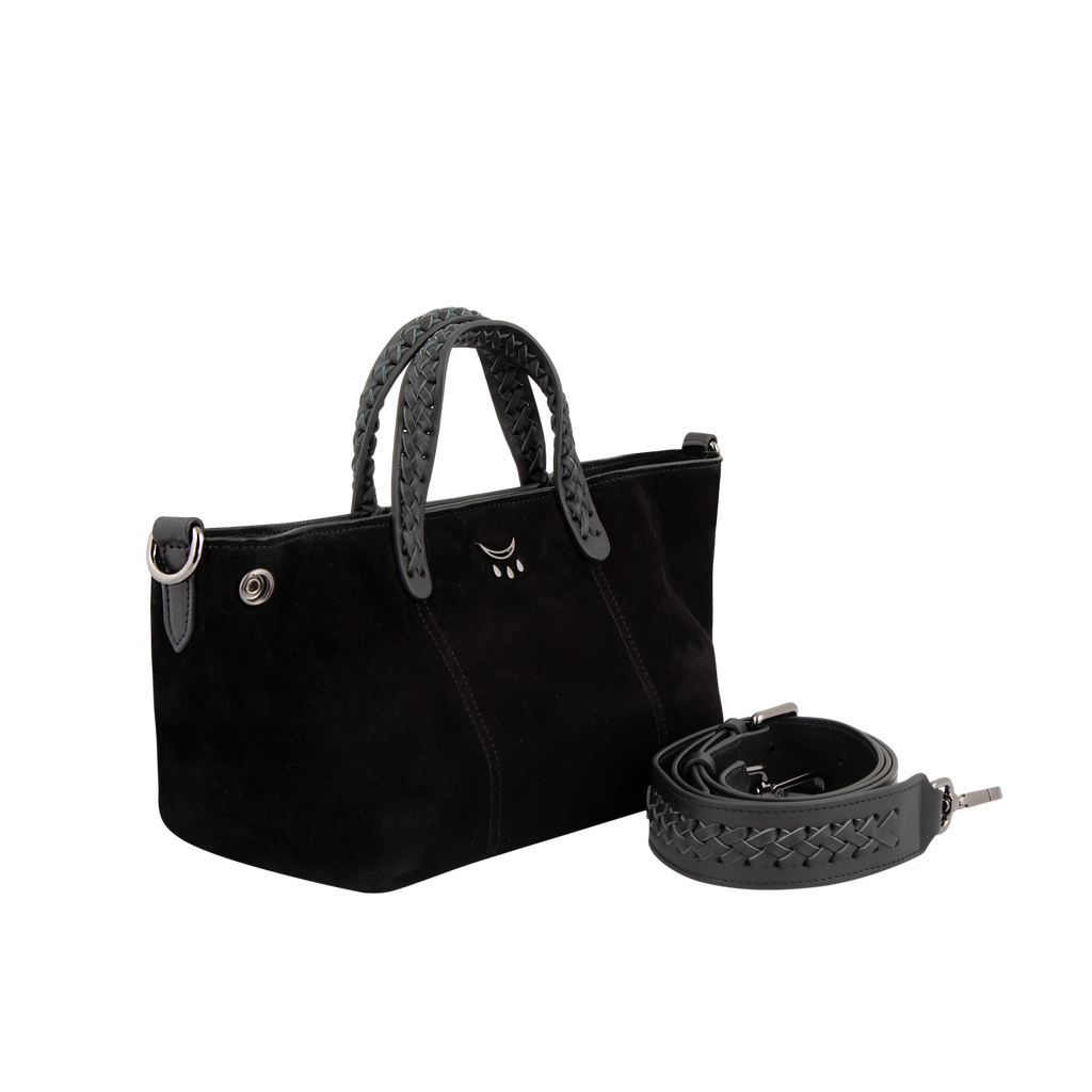 Mini Hemithea - Black Suede