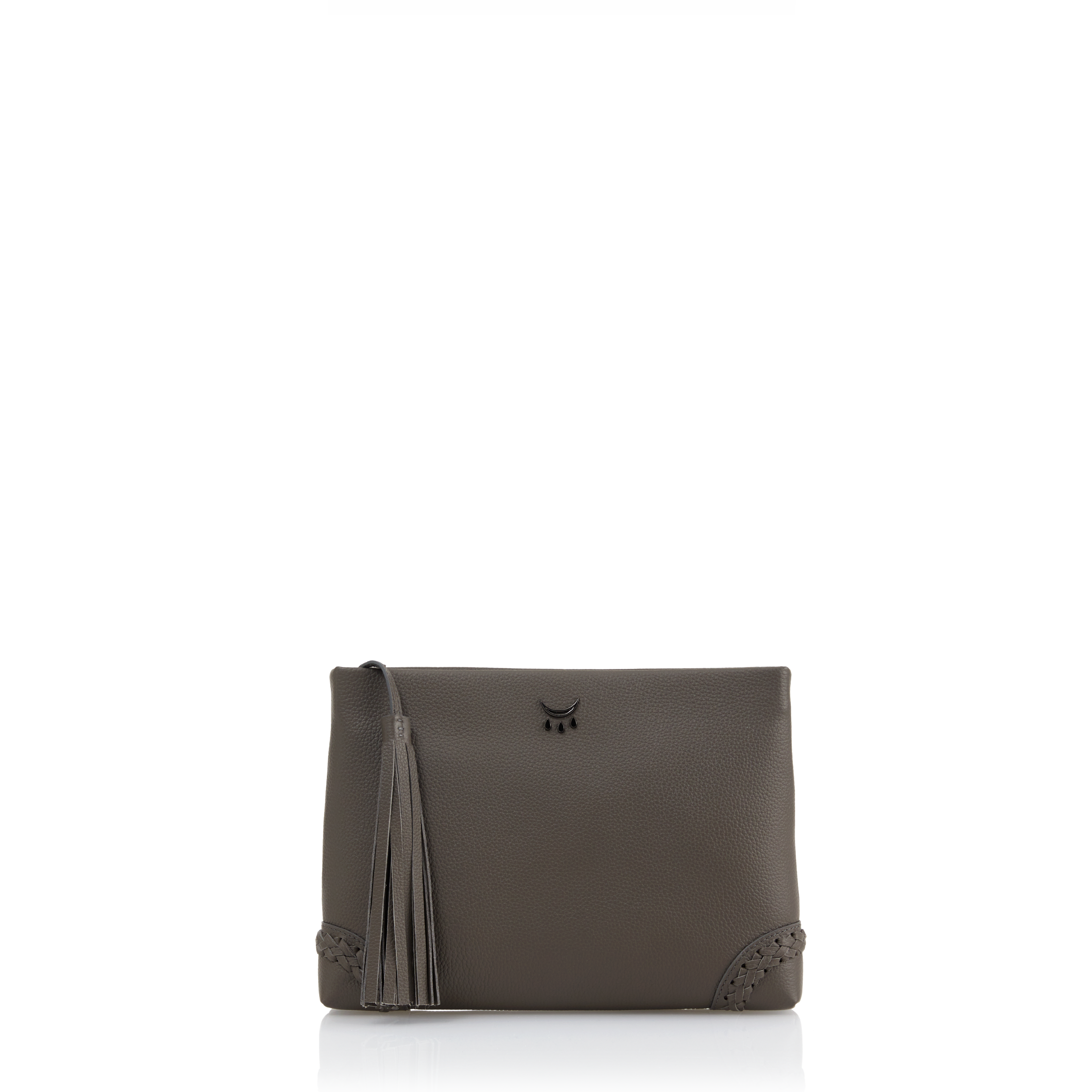 Agate Clutch - Dark Grey