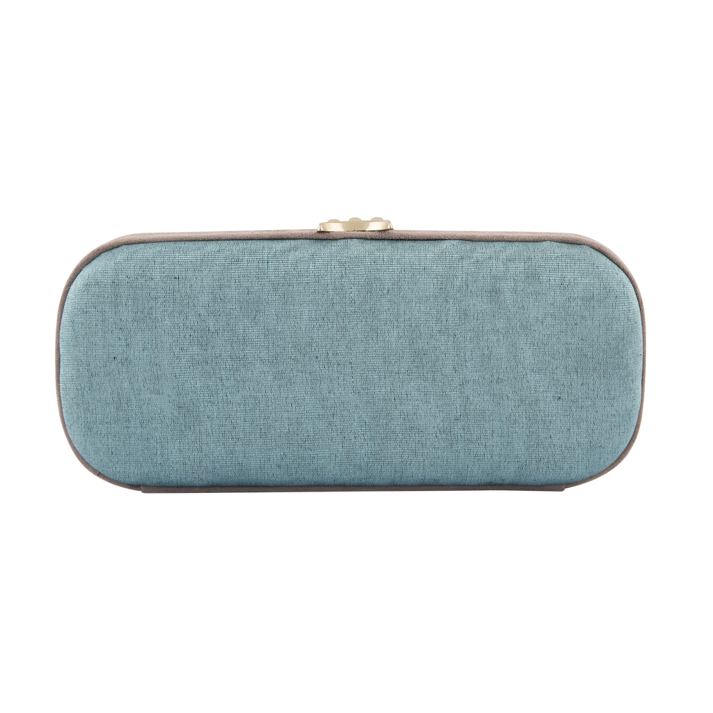 Bolso de mano Minaudiere CLEA - Celeste