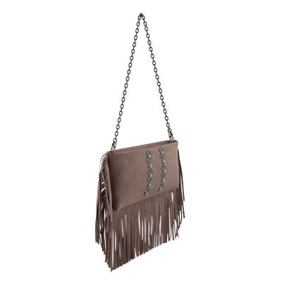 HERA - SAND SUEDE FRINGE