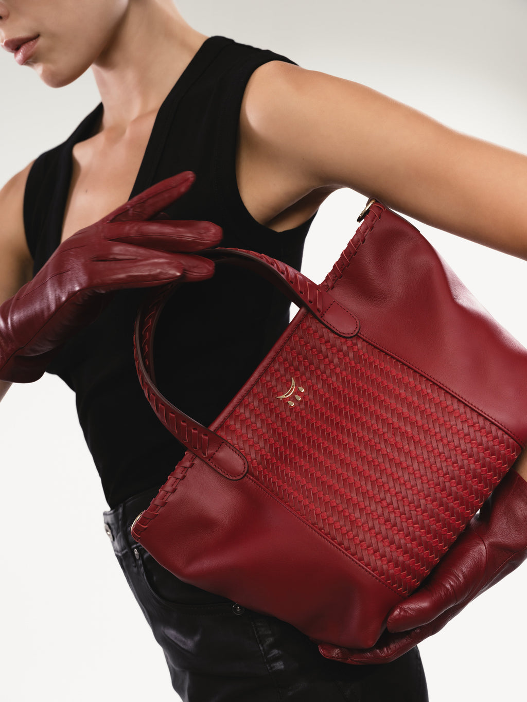 Micro Hemithea trenzado - Rojo Imperial