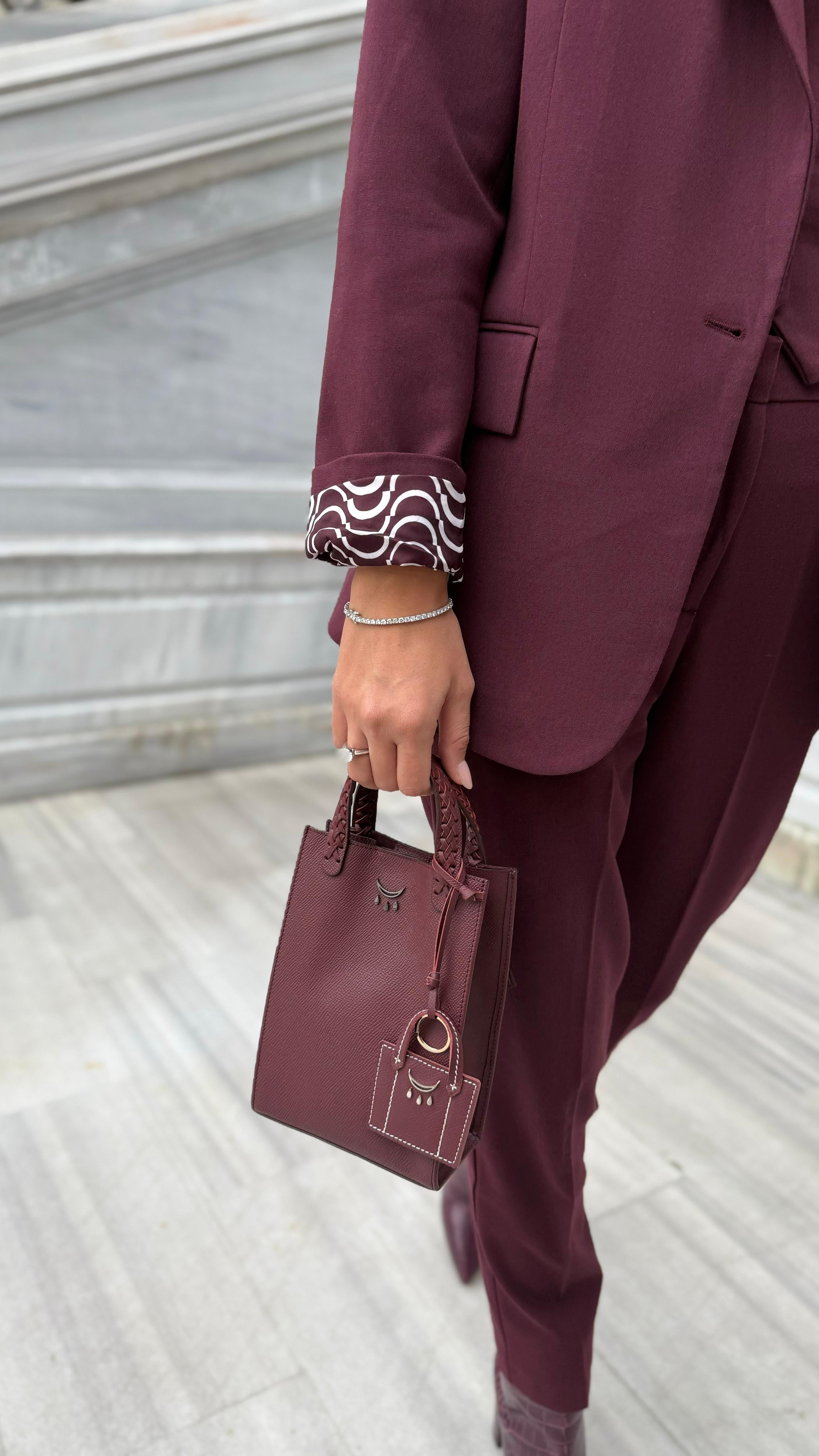 Colgante de bolso QIMU - Merlot